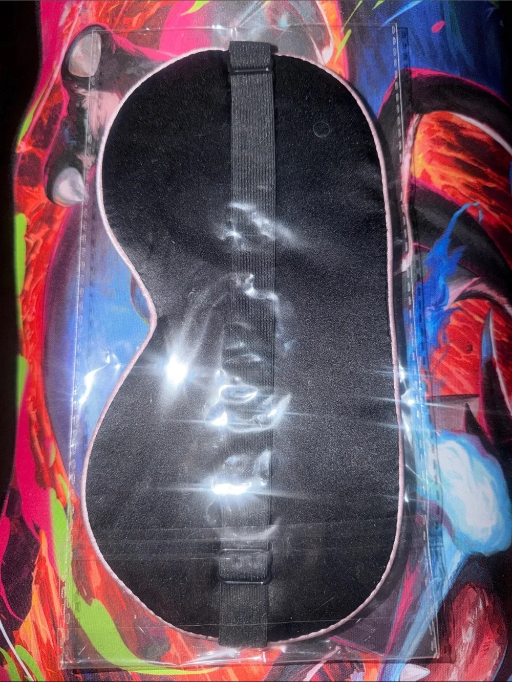 Black Satin Sleep Mask